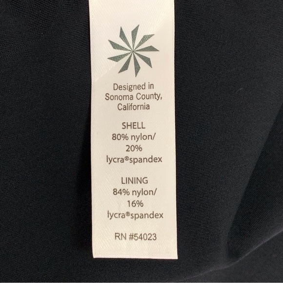 NWT Athleta Women's Black Tara Halter Swim V-Neck Dress Size 38D/DD - Picture 11 of 13